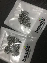 Lote de 20 a 200 Uds de cuentas espaciadoras de tubo sueltas chapadas en plata con flores para la fabricación de joyas, tubos colgantes, accesorios para collar y pulsera DIY