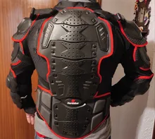 HEROBIKER-Chaqueta de motociclista, cazadora de moto para carreras con armadura de cuerpo protectora y accesorios de defensa con resguardo del cuello, ideal para vehículos todoterreno de motocross