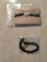 Pulsera de lujo con cuenta de piedra de Lava Natural para hombre y mujer, brazalete de cuentas de piedra de 8mm ajustable, hecho a mano, joyería