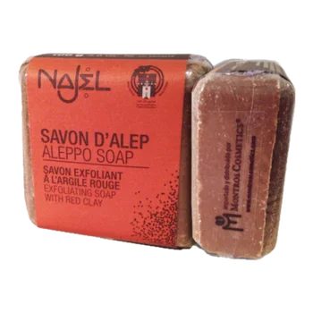 

Scrub Soap Aleppo with CLAY Red