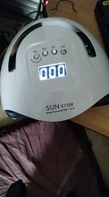 SUN X7 MAX-Lámpara LED UV de secado rápido para uñas, de alta potencia, 180W, esmalte de Gel, herramienta de secado de uñas con Sensor inteligente, nueva oferta