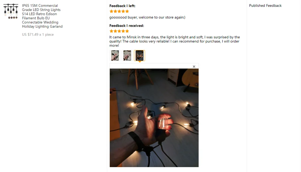 IP65 Kommerzielle Qualität 15M Party Lichter Outdoor S14 LED Lichterketten Für Terrasse Hinterhof Veranda Cafe Bar Weihnachten hochzeit Lichter – Detail 15