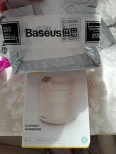 Baseus-Humidificador de aire para hogar y oficina, Humidificador purificador de gran capacidad con lámpara LED, generador de niebla