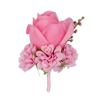 

Boutonniere on lapel otokodesign 56173 (pink, lock-pin, textiles)
