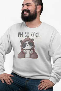 

Angemiel Wear I Am So Cool White Men 'S Sweatshirt