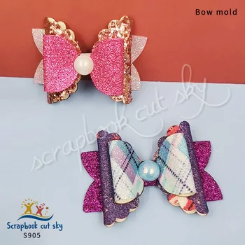 

Lace bow assembly die-cut wooden mold scrapbook steel-wood mold