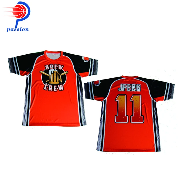 Moq 5 Pcs $25 Each Orange Black Custom Front Logo Adult Softball Jerseys  Number #11 Personal Names - Baseball Jerseys - AliExpress