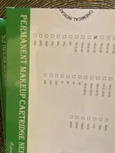 Cartuchos de maquillaje permanente, agujas de tatuaje para cejas, labios, pelo, pluma de maquillaje, herramientas de máquina de tatuaje