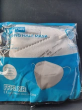 Mascarilla facial FFP2 KN95, Máscara protectora antipolvo, filtrada al 95%, tapabocas, 70 Uds.