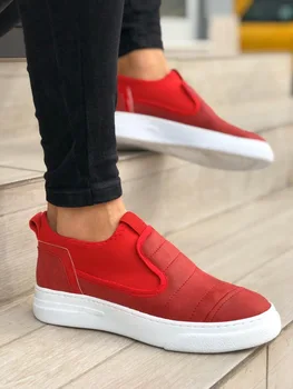 

BA0202 Step-in Casual Thick Sole Red Men 'S Sports Shoes 425670833