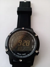 SKMEI-reloj Digital resistente al agua para hombre, cronómetro de correa de silicona, 100M, electrónico, deportivo, negro