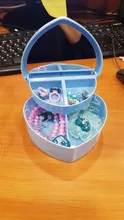 Conjunto de collar y pulsera de princesa Elsa para niños y niñas, caja de regalo de joyería con pinza para el pelo de Frozen 2, regalo de Navidad y vacaciones