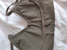 Ropa interior invisible de color salvaje para estudiantes, lencería sexy sin anillo de acero, parte trasera de belleza tipo U, básico de hilo, top de tubo