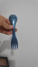 Titanium Spoon Tableware Fork Ultralight Tito Outdoor Camping Picnic Pure