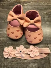 Ma & Baby-zapatos de lazo de piel sintética para recién nacidos, calzado de princesa para fiesta de cumpleaños, zapatos de cuna blandos, 0 a 18 meses