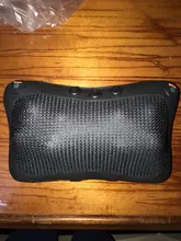 Almohada de masaje de cabeza relajante, VIBRADOR ELÉCTRICO para hombros, espalda, calefacción, terapia infrarroja, masajeador de cuello shiatsu, 8 unidades