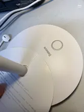 Baseus LED Clip Table Lamp Stepless Dimmable Wireless Desk Lamp Touch USB Rechargeable