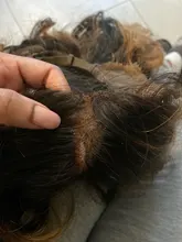 Nabeauty-Peluca de cabello humano con encaje frontal en T para mujeres negras, postizo de encaje transparente con reflejos marrón, nudos blanqueados, Remy