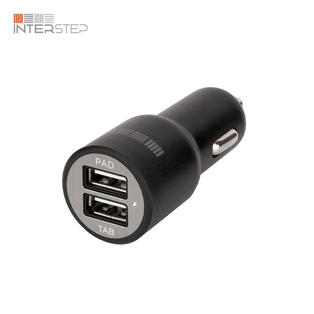 Автомобильное зарядное устройство INTERSTEP 2 порта USB 4А + | Мобильные телефоны и