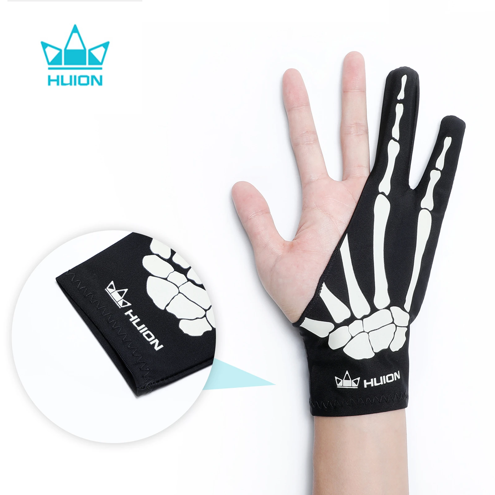 Artist Drawing Two Finger Glove Graphics Draw | Huion Artist Glove Drawing  Tablet - Drawing Gloves - Aliexpress