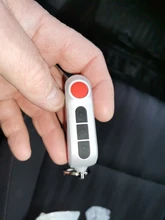 Llavero para mando a distancia LCD Vertical A93, sistema de alarma antirrobo para coche, bidireccional, rusa, A93