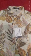 Verano de algodón puro remera Hawaiana para hombre impreso de manga corta de gran tamaño de la flor de la playa diseños florales