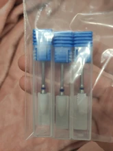 Broca de clavo de cerámica para zurdos, cortador de circonita blanca con forma de bala