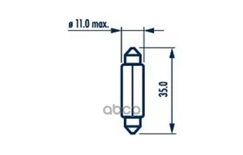 

Lamp c5w 24v NVA CP Narva Art. 17136
