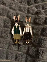 Brooches Badges-Hat Backpack-Accessories JEWELRY Couple Gift Enamel-Pin Lovers And 