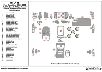 

Interior trim for Ford Expedition 2000-2002. Set L448.