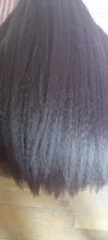 LISI-Peluca de cabello sintético para mujer, pelo lacio Yaki Afro, fibra Africana resistente al calor