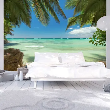 

Wall mural-Relaxing on the beach - 100x70 cm