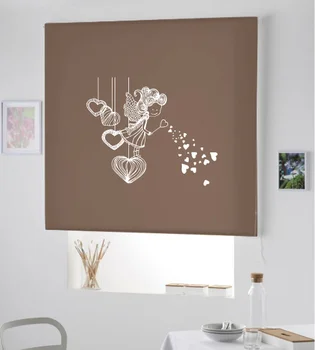 

Blind Iroa rolling youth/Fairy Hearts! ROLLER BLINDS TRANSLUCENT! (CAFE 100X175)