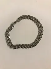 Pulsera de cadena cubana para hombre y mujer, brazalete clásico de acero inoxidable, 3/5/7mm de ancho, regalo de joyería, nueva moda, 2020