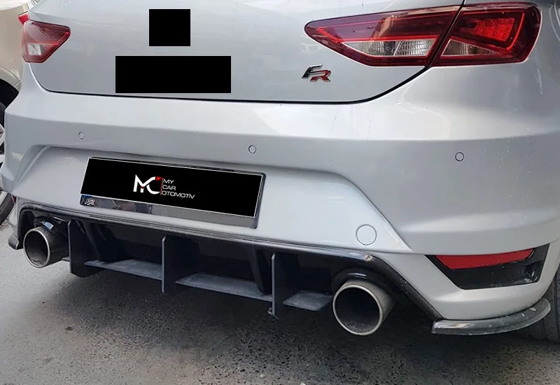 

Рассеиватель для заднего бампера, диффузор для Seat Leon MK3 Aero, автомобильные аксессуары, сплиттер, спойлер, диффузор, автомобильная Настройка, боковая юбка, крыло