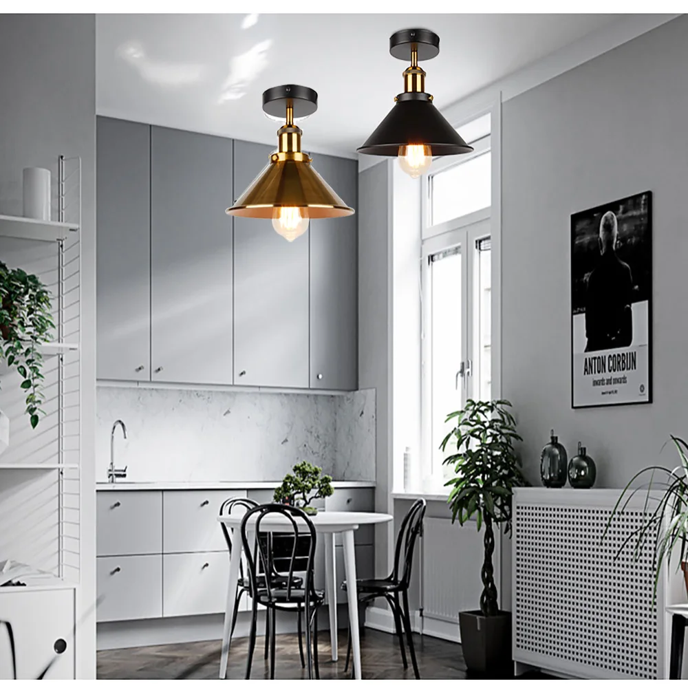 

Retro Loft Ceiling Light Vintage Ceiling Lamp Industrial Ceiling Lighting American Country Light Fixture For Dinner Room Bedroom