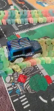 Educational-Toys Car Flashing-Lights Led-Cars Gifts Magic Track Kids Children Electronics
