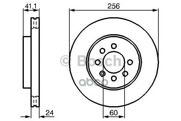 Тормозной Диск Передний Premium 1 Bosch арт. 0986478286