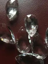 Pendant Jewelry Chandelier Suncatcher-Spacer Crystal-Prism Glass Faceted Clear Tear DIY