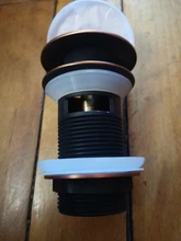 Faucet-Accessories Brushed Sink Drain Bathroom Basin Brass-Material Black White Pop-Up