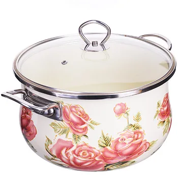 

Pan enamel 6,4 L 24 cm with lid Mayer & Boch 28850-1