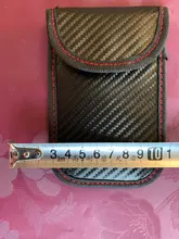 Bolsa de bloqueo de señal de llave de coche, bolso de Faraday, Fob, RFID