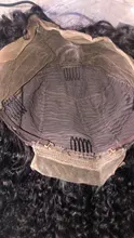 Rizado Bob peluca del pelo humano del frente del cordón pelucas con minimechones brasileño Remy pelo humano Pelo Corto Pre arrancado peluca para las mujeres negras de la onda profunda de la peluca