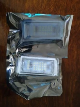 2 piezas luz Led de matrícula Led Canbus Auto cola luz blanca LED BOMBILLAS para BMW 3er E46 4D 1998-2003 accesorios de coche