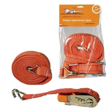 Ремень крепления груза с храповиком 6 м, 1 т AIRLINE AS-T-04