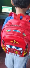 Disney coche chico de dibujos animados bolsa para la escuela de los niños kindergarten mochila niños niñas de almacenamiento de viaje bolso