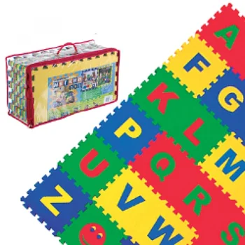 

Set of soft tiles mat-puzzle English alphabet