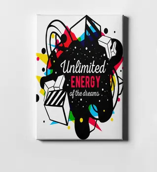 

Your dreams Unlimited Energy Design Canvas Print (50x70 cm.)