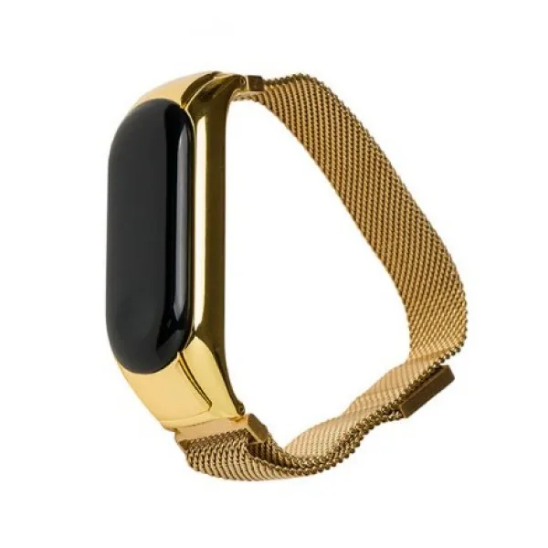 Металлический ремешок для Xiaomi Mi Band 3(Желтый