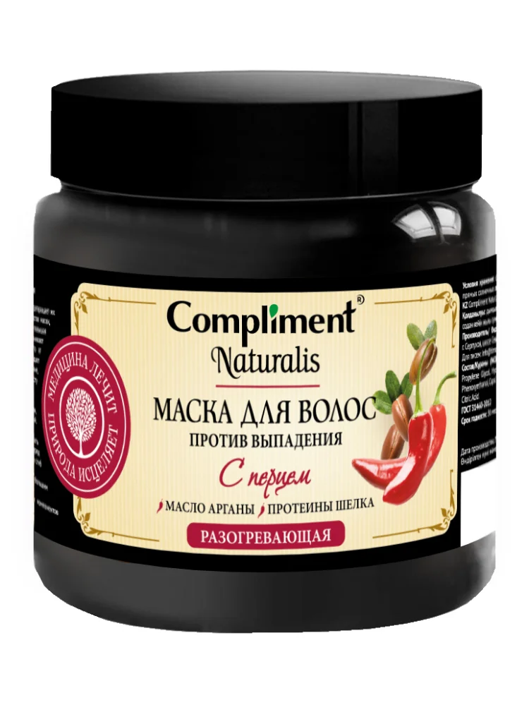 Hair Mask compliment Naturalis anti hair loss with pepper 500 ml | Красота и здоровье